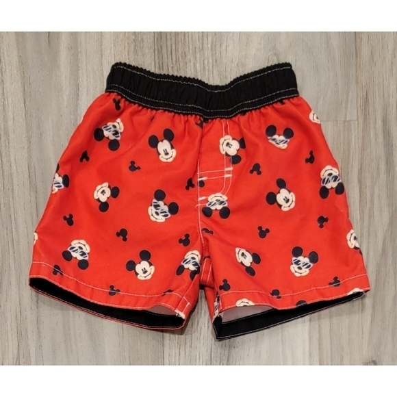 Disney Mickey Mouse Baby Boy 6/9 months Swim Trunks - Picture 1 of 5